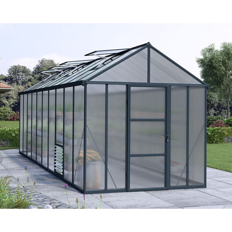 Canopia Glory Serre de jardin en polycarbonate 604x253x268 cm