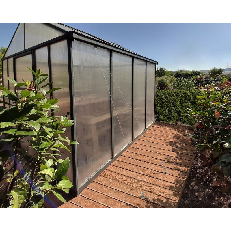Serre de jardin Canopia Glory en polycarbonate premium 604X253X268 cm