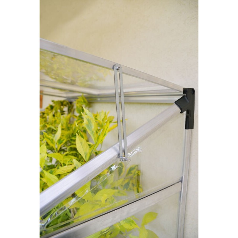Canopia Lean-To Serre de jardin transparente en polycarbonate 125x63x160 cm Canopia Lean-To Serre de jardin transparente en polycarbonate 125x63x160 cm