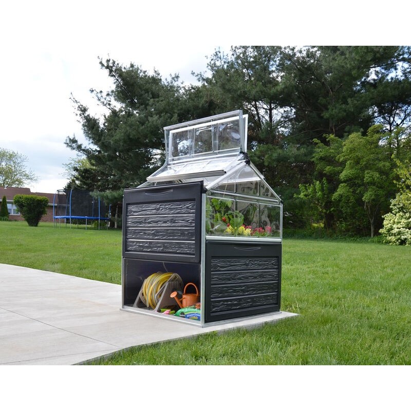 Canopia Plant-Inn Mini Polycarbonate Garden Greenhouse 118x118x148 cm Canopia Plant-Inn Mini Polycarbonate Garden Greenhouse 118x118x148 cm