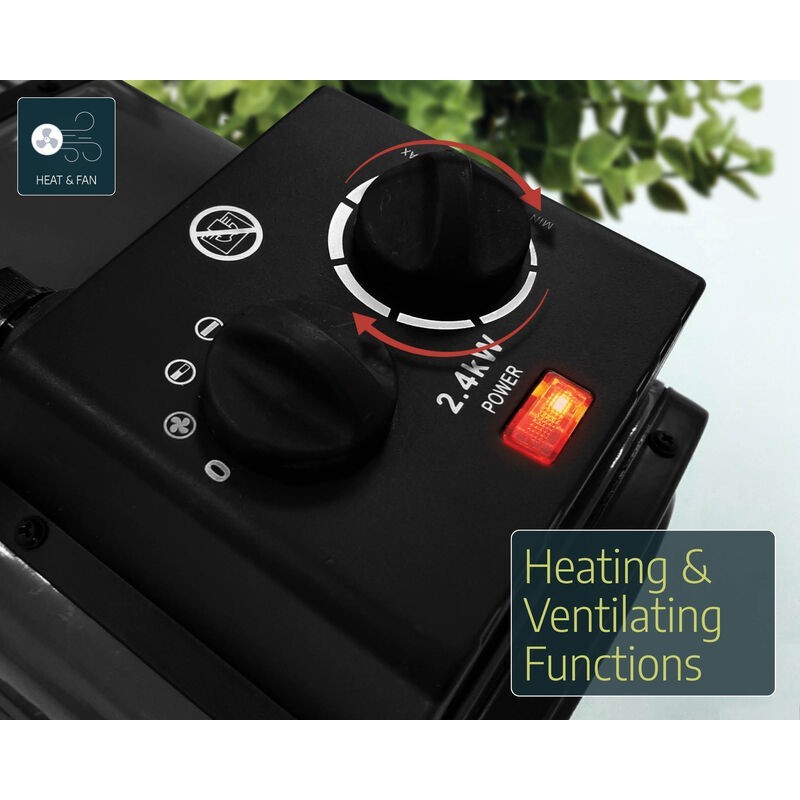 Ventilateur de chauffage pour serre Canopia avec contrôle thermostatique numérique 2400 W