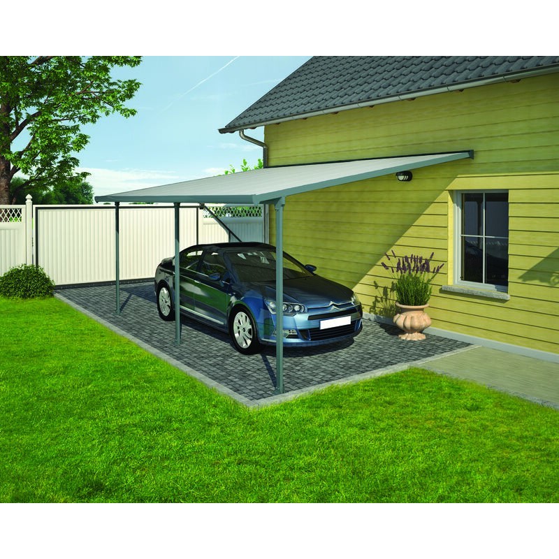 Canopia Feria Patio Cover in Aluminium 3x5.5 m Grey