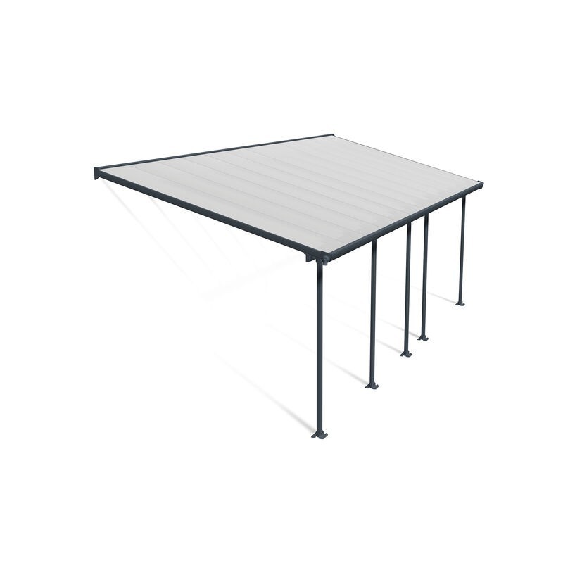 Canopia Feria Lean-to Pergola in Aluminum 3X7.3 m Grey Canopia Feria Lean-to Pergola in Aluminum 3X7.3 m Grey