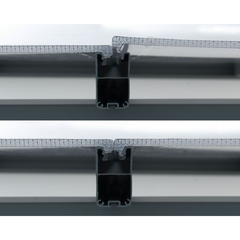 Canopia Feria Lean-to Pergola in Aluminum 3X8.5 m Grey Canopia Feria Lean-to Pergola in Aluminum 3X8.5 m Grey