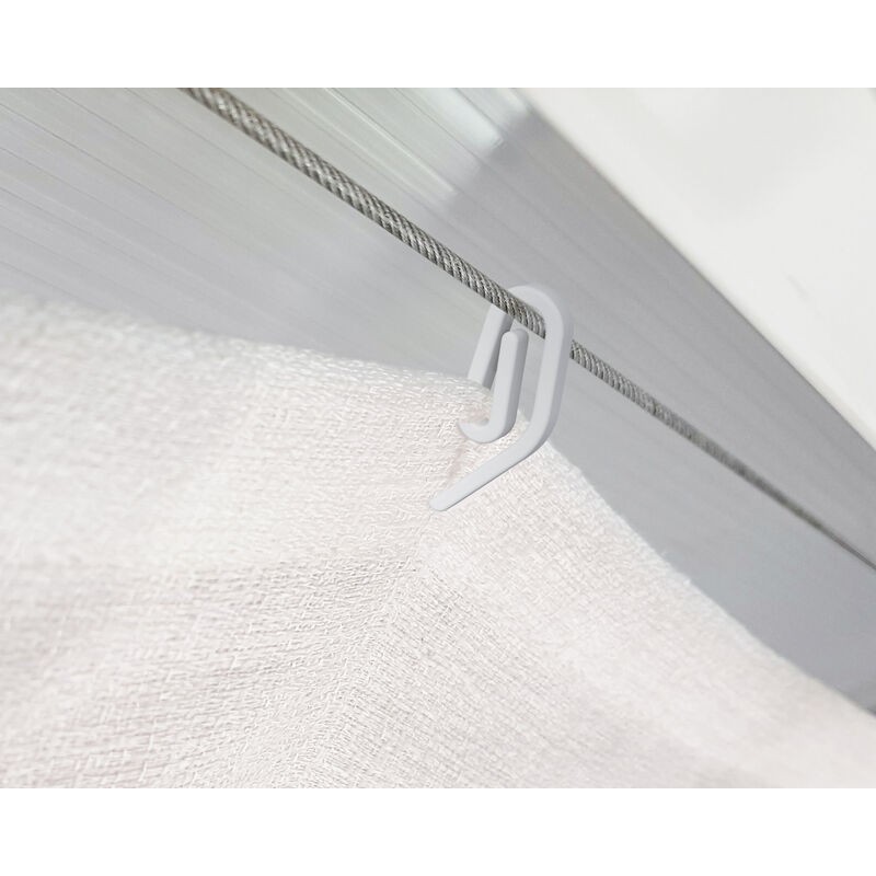 Canopia Toile de toit pour pergola 3x7.4 m Blanc Canopia Toile de toit pour pergola 3x7.4 m Blanc