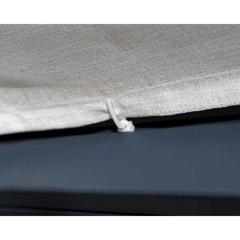 Canopia Toile de toit pour pergola Stockholm 3.4x7.3 m Blanc Canopia Toile de toit pour pergola Stockholm 3.4x7.3 m Blanc