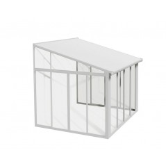 Canopia San Remo Véranda en aluminium 3x3 m Blanc