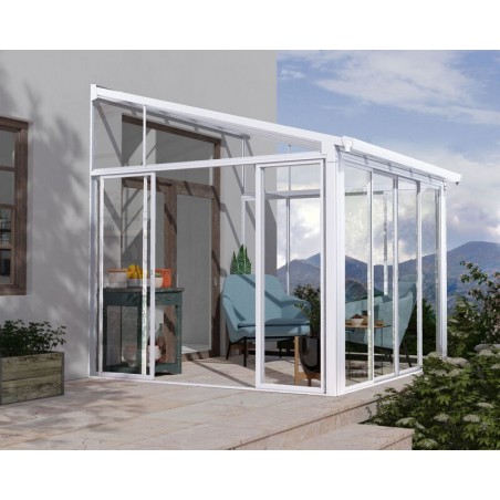 Canopia San Remo Véranda en aluminium 3x3 m Blanc