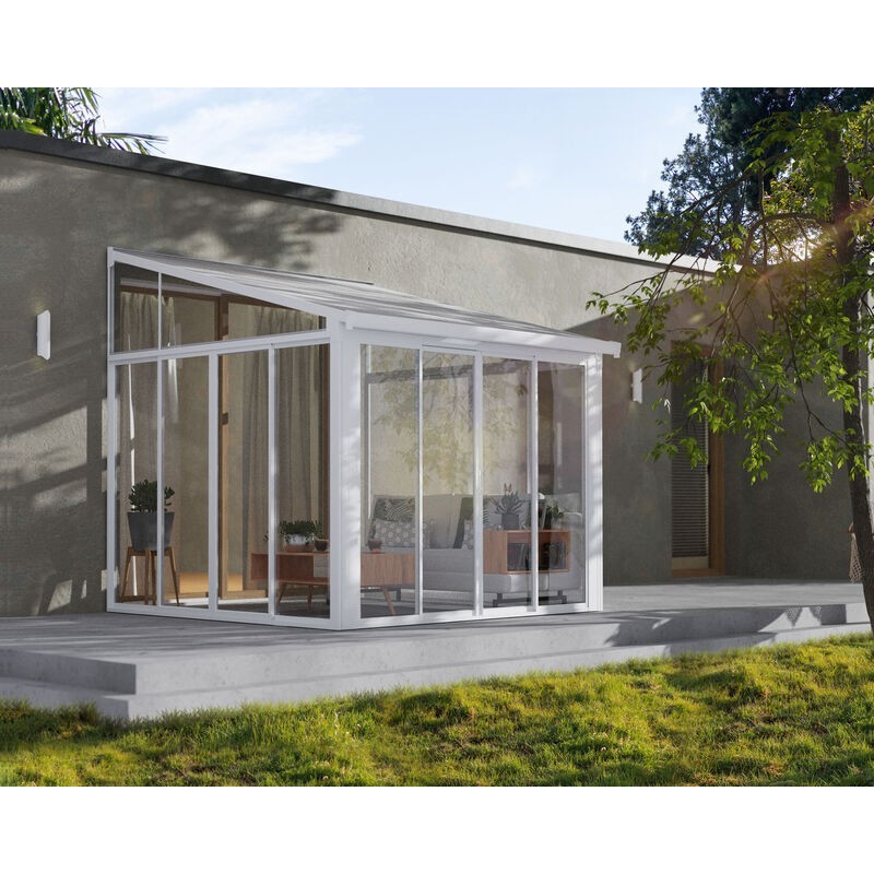 Canopia San Remo Véranda en aluminium 3x3 m Blanc Canopia San Remo Véranda en aluminium 3x3 m Blanc