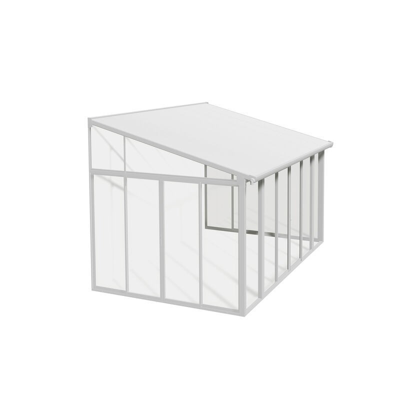 Canopia San Remo Véranda en aluminium 3x4.4 m Blanc Canopia San Remo Véranda en aluminium 3x4.4 m Blanc