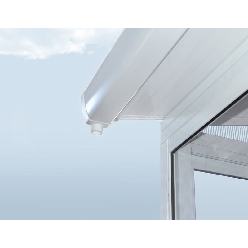 Canopia San Remo Véranda en aluminium 3x4.4 m Blanc Canopia San Remo Véranda en aluminium 3x4.4 m Blanc