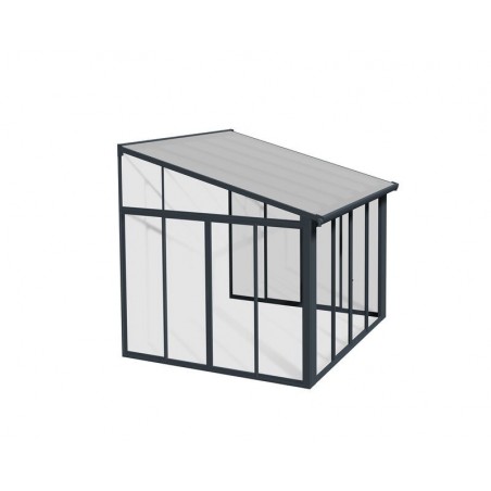 Canopia San Remo Véranda en aluminium 3x3 m Gris