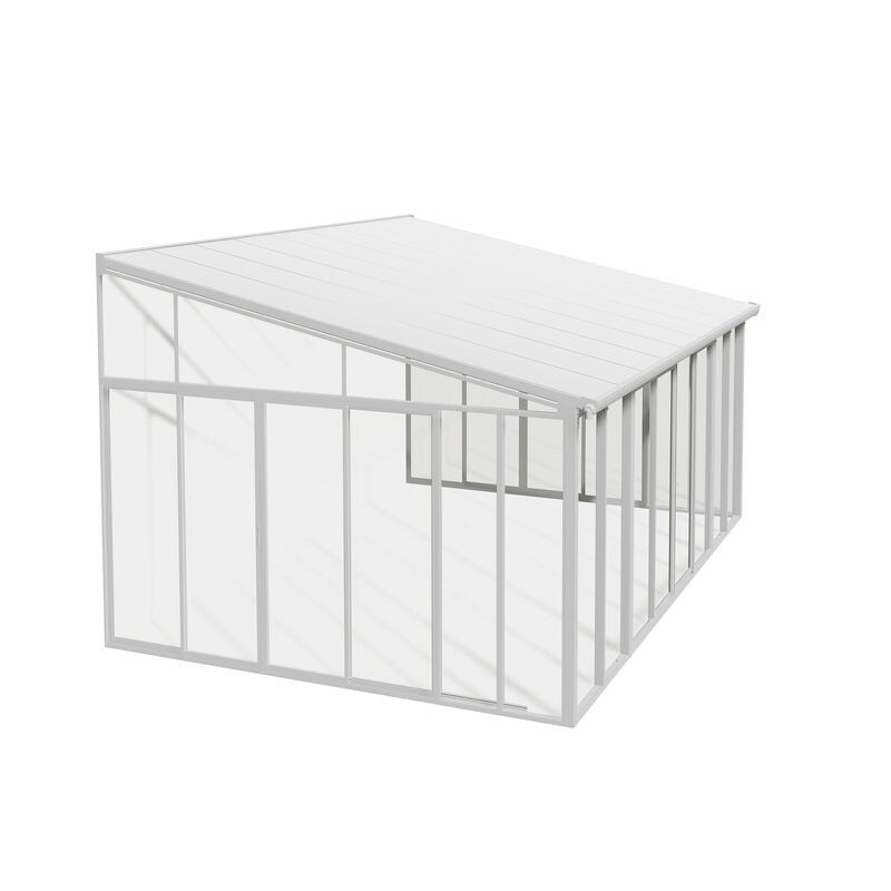 Canopia San Remo Véranda en aluminium 4x4.4 m Blanc Canopia San Remo Véranda en aluminium 4x4.4 m Blanc