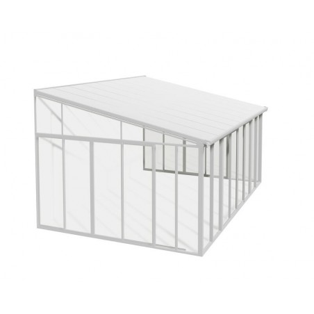 Canopia San Remo Véranda en aluminium 4x4.4 m Blanc