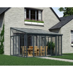 Canopia San Remo Véranda en aluminium 4x4.4 m Blanc