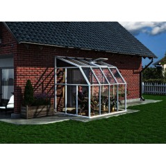 Canopia Sun Room Véranda en polycarbonate 2x2.6 m Blanc