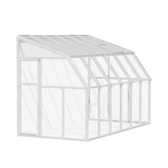 Canopia Sun Room Véranda en polycarbonate 2x3.8 m Blanc