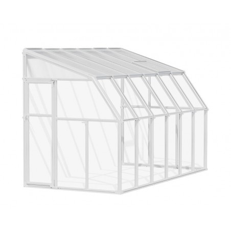 Canopia Sun Room Véranda en polycarbonate 2x3.8 m Blanc