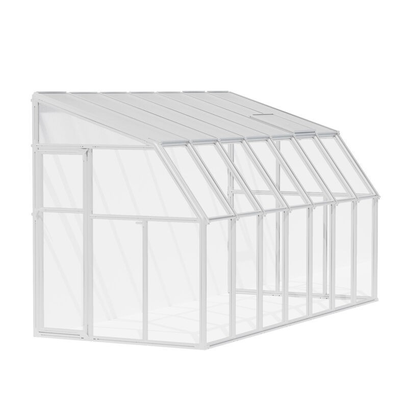 Canopia Sun Room Véranda en polycarbonate 2x4.4 m Blanc Canopia Sun Room Véranda en polycarbonate 2x4.4 m Blanc