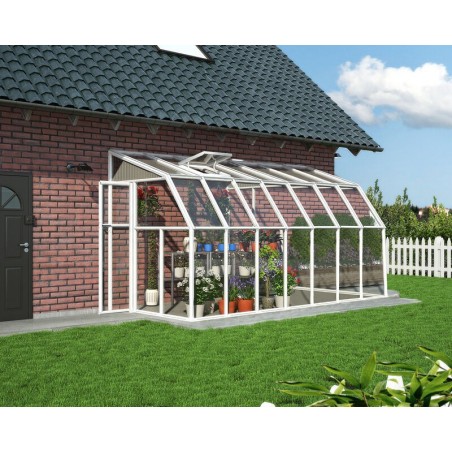 Canopia Sun Room Véranda en polycarbonate 2x4.4 m Blanc