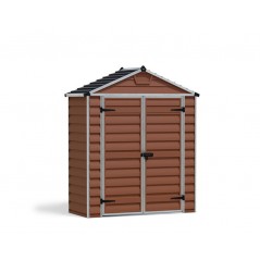 Canopia Skylight Abri de jardin en polycarbonate 90x185x217 cm Ambre