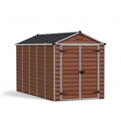 Canopia Skylight Abri de jardin en polycarbonate 378x185x217 cm Ambre