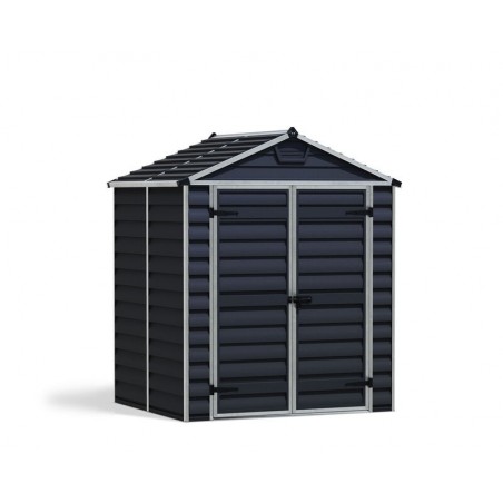 Canopia Skylight Abri de jardin en polycarbonate 154x185x217 cm Gris foncé