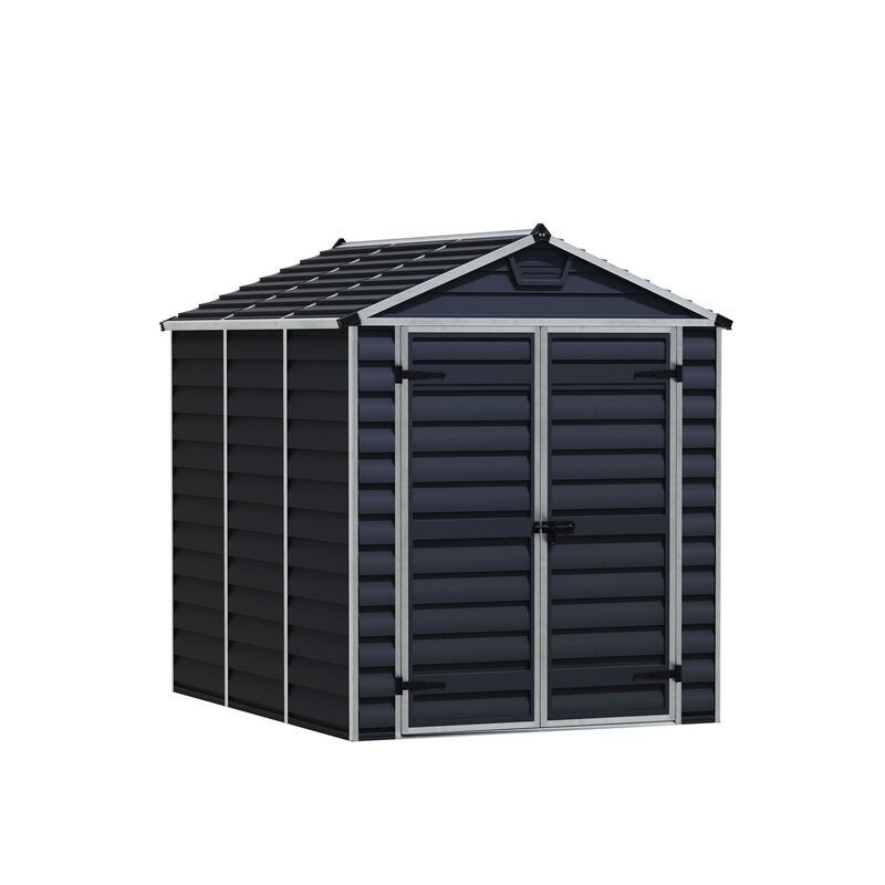 Canopia Skylight Abri de jardin en polycarbonate 229x185x217 cm Gris foncé
