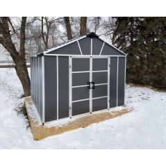 Canopia Yukon Abri de jardin en polycarbonate 271x332x252 cm Gris