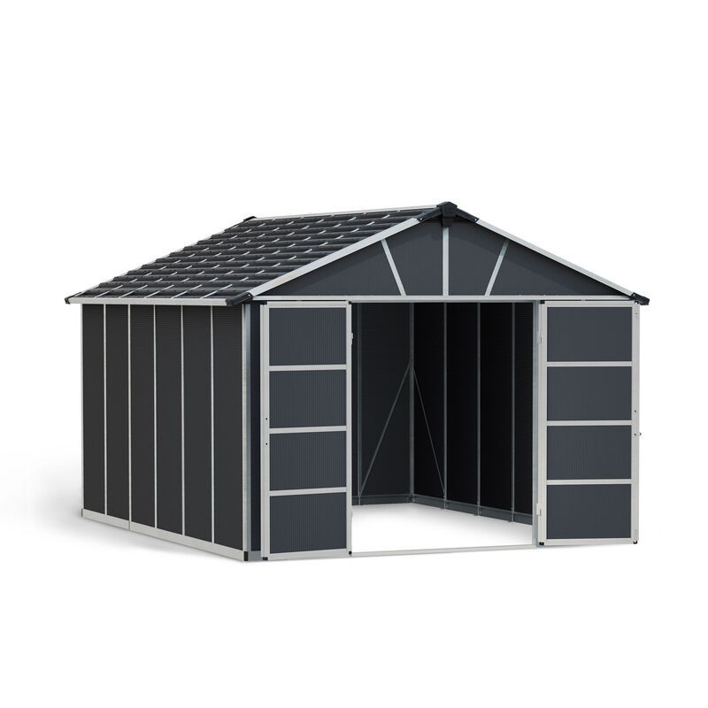 Canopia Yukon Garden Shed in Polycarbonate 395X332X252 cm Gray Canopia Yukon Garden Shed in Polycarbonate 395X332X252 cm Gray