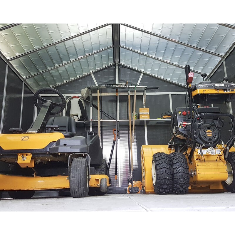 Canopia Abri de Jardin Yukon en Polycarbonate 395X332X252 cm Gris