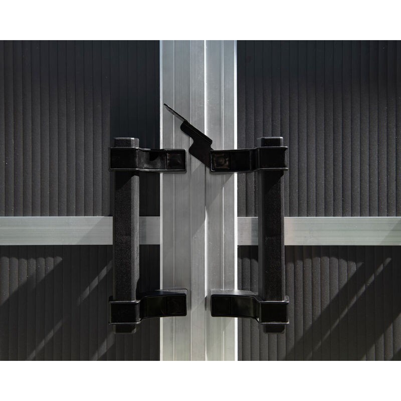 Canopia Abri de Jardin Yukon en Polycarbonate 395X332X252 cm Gris Sol Inclus