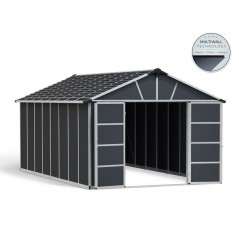 Canopia Yukon Abri de jardin en polycarbonate 519x332x252 cm Gris