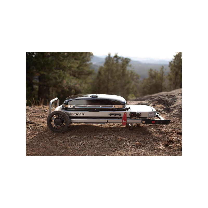 Barbecue à Gaz Weber Traveler Noir Cod.9010053