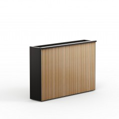 Support magnétique Herstera pour éclairage couleur anthracite pour jardinières DECO 120x7x3 cm