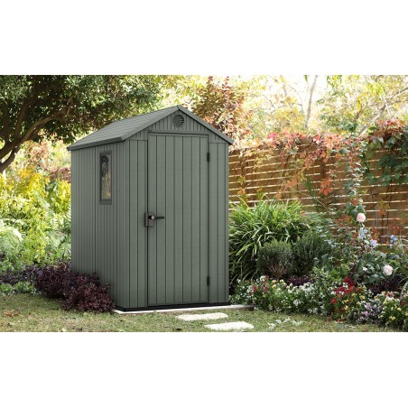 Keter Abri de Jardin en Résine DARWIN 4x6 Green
