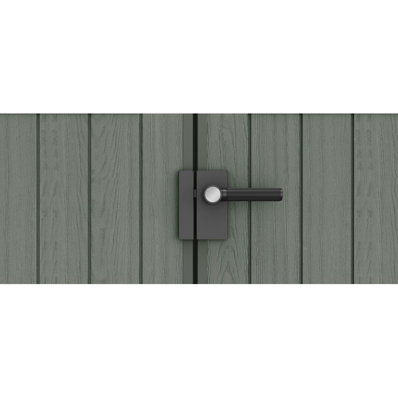 Keter Abri de Jardin en Résine DARWIN 6x8 Green avec Fenêtres Frontales