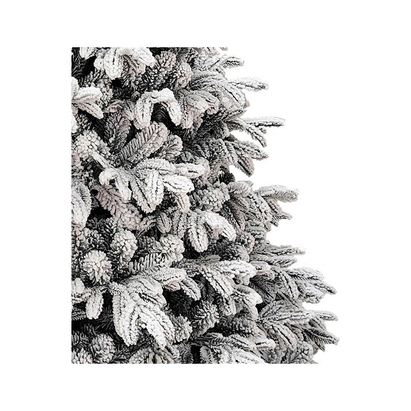 Sapin de Noël Montgomery blanc h210Ø126cm PE+PVC