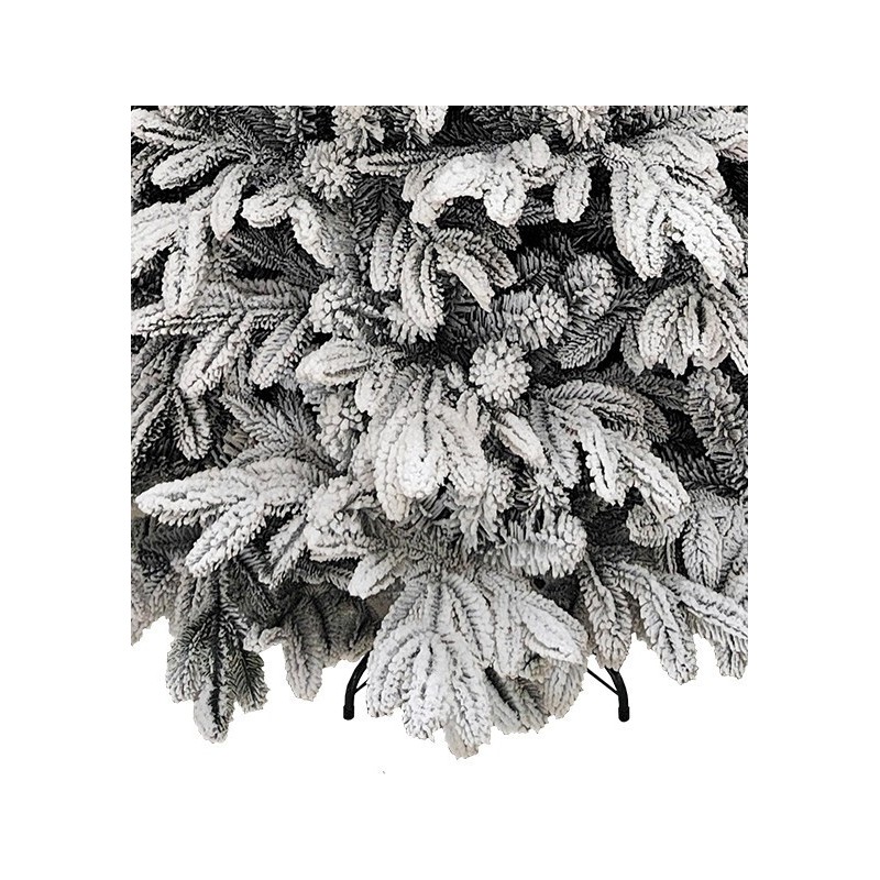 Sapin de Noël Montgomery blanc h210Ø126cm PE+PVC