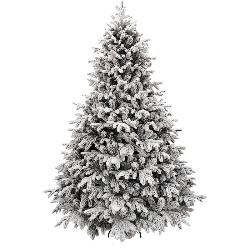 Sapin de Noël Montgomery blanc h240Ø142cm PE+PVC