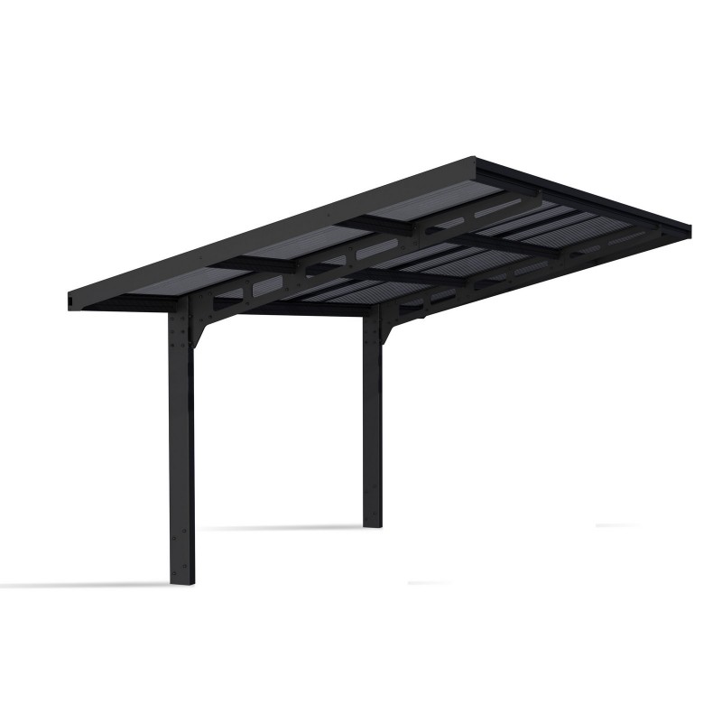 Canopia Sydney Carport en aluminium 3x6 m Noir