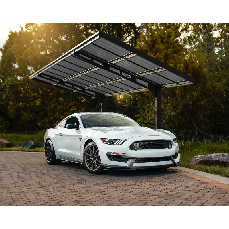 Canopia Sydney Carport en aluminium 3x6 m Noir