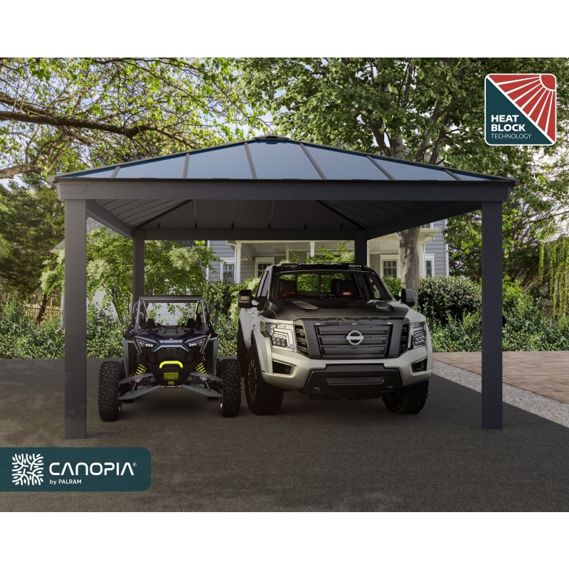 Abri de voiture Canopia Colorado en aluminium 4,3 X 6 m Abri de voiture Canopia Colorado en aluminium 4,3 X 6 m