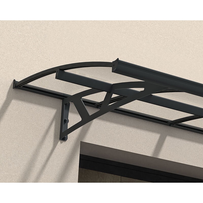 Canopia Amsterdam Auvent de porte 892x140 cm Transparent Canopia Amsterdam Auvent de porte 892x140 cm Transparent