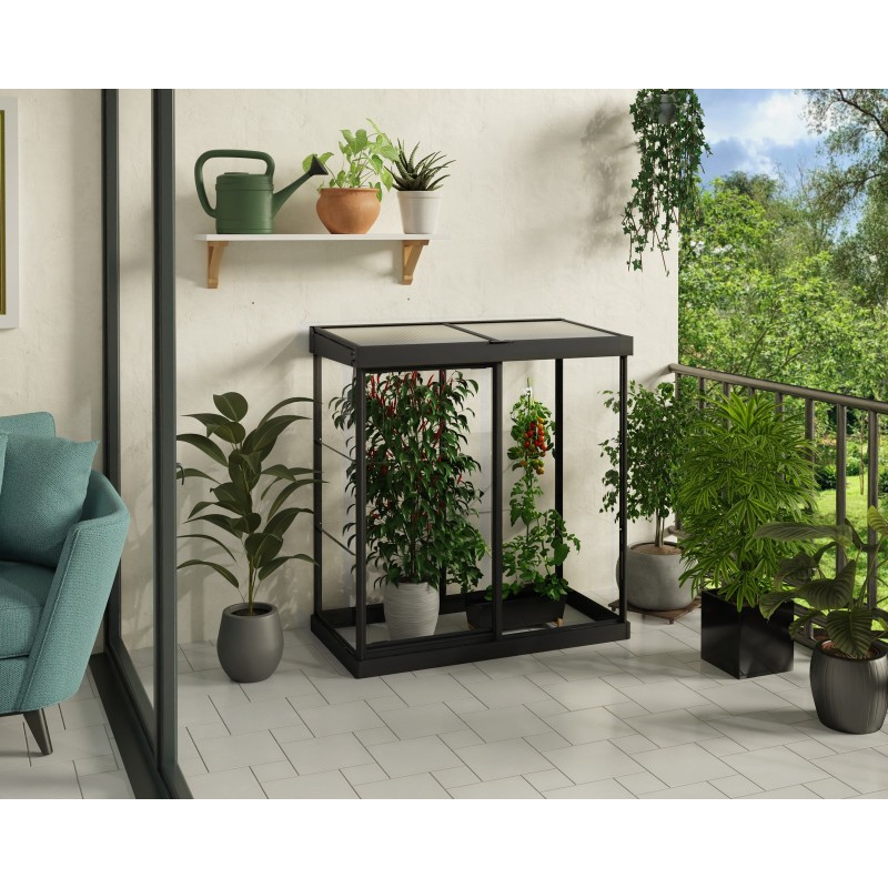 Canopia Ivy Mini Serre de Jardin en Polycarbonate 124X64X150 cm