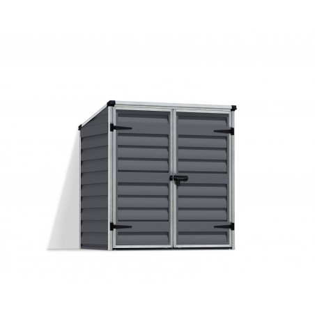 Canopia Voyager Abri de jardin en polycarbonate 139x90x146 cm Gris