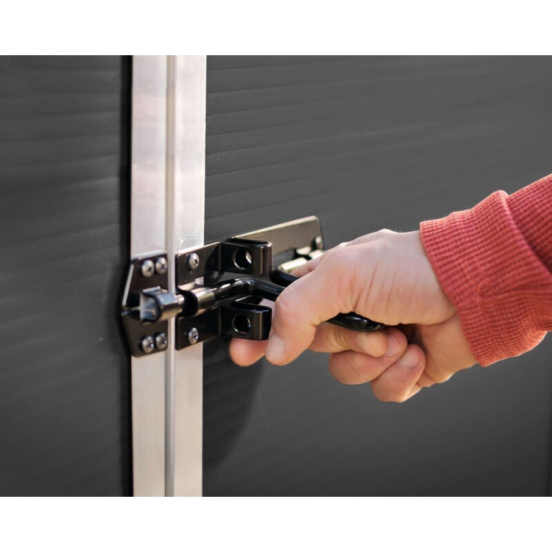 Abri de jardin Canopia Rubicon en polycarbonate ultra résistant 602x237x235 cm gris foncé