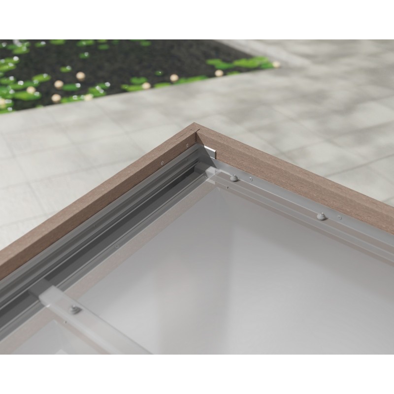 Canopia Helsinki pergola en bois de cèdre 3x3.4 m