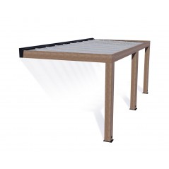 Canopia Helsinki pergola en bois de cèdre 3x6 m