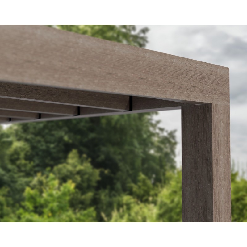 Canopia Helsinki pergola en bois de cèdre 3x6.6 m Canopia Helsinki pergola en bois de cèdre 3x6.6 m